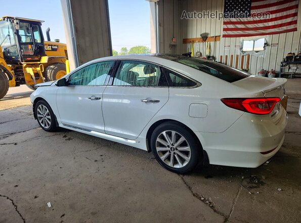 5NPE34AF1GH356008 2016 HYUNDAI SONATA White Trasero izquierdo