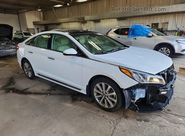 5NPE34AF1GH356008 2016 HYUNDAI SONATA White Delantero derecho