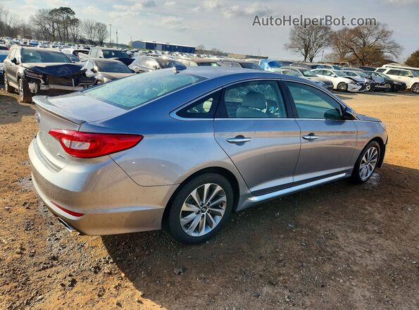 5NPE34AF1GH418636 2016 HYUNDAI SONATA Silver Trasero derecho
