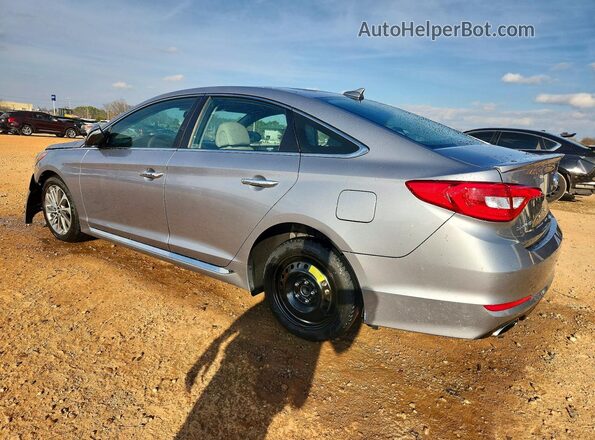 5NPE34AF1GH418636 2016 HYUNDAI SONATA Silver Trasero izquierdo