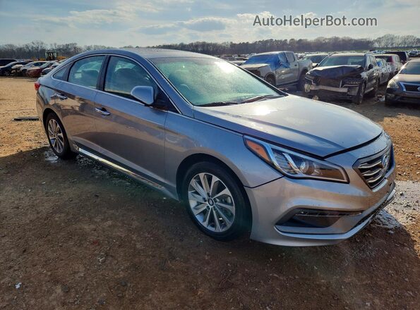 5NPE34AF1GH418636 2016 HYUNDAI SONATA Silver Delantero derecho