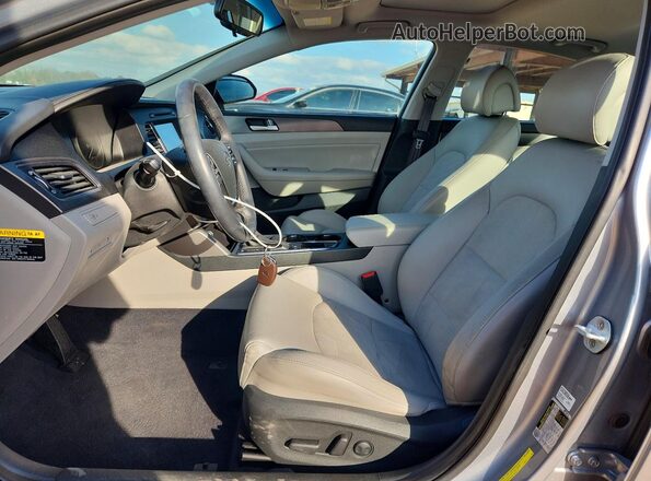 5NPE34AF1GH418636 2016 HYUNDAI SONATA Silver Vista interior delantera