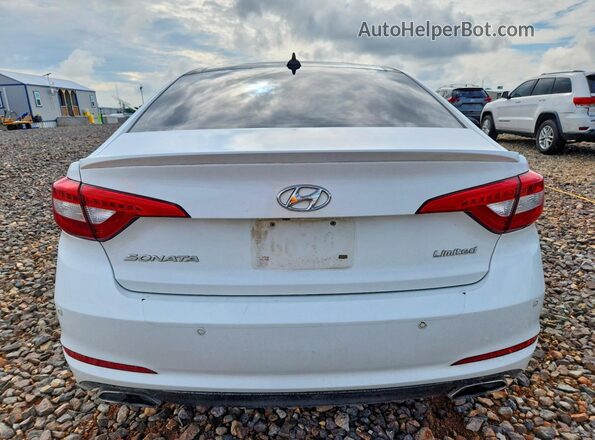 5NPE34AF1GH432102 2016 HYUNDAI SONATA White Հետևի տեսք