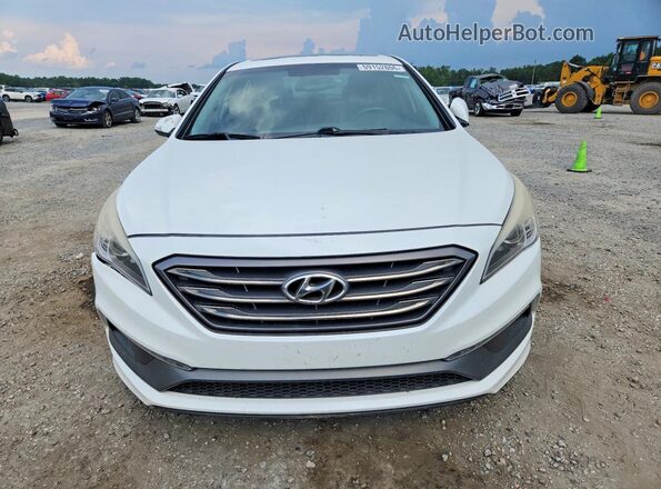 5NPE34AF1HH466932 2017 HYUNDAI SONATA Белый Вид спереди