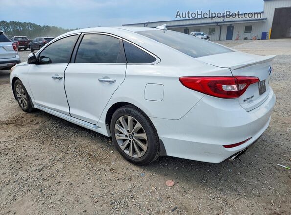 5NPE34AF1HH466932 2017 HYUNDAI SONATA Белый Задняя левая четверть