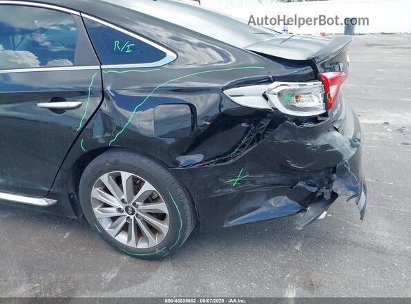 5NPE34AF1HH552192 2017 HYUNDAI SONATA Black Դիմացի տեսք