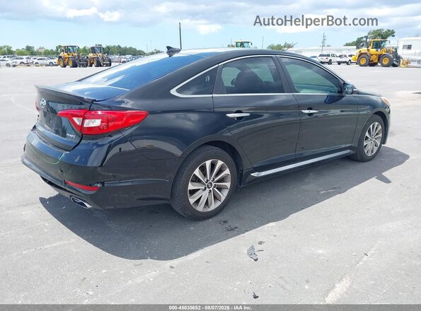5NPE34AF1HH552192 2017 HYUNDAI SONATA Black Հետևի աջ