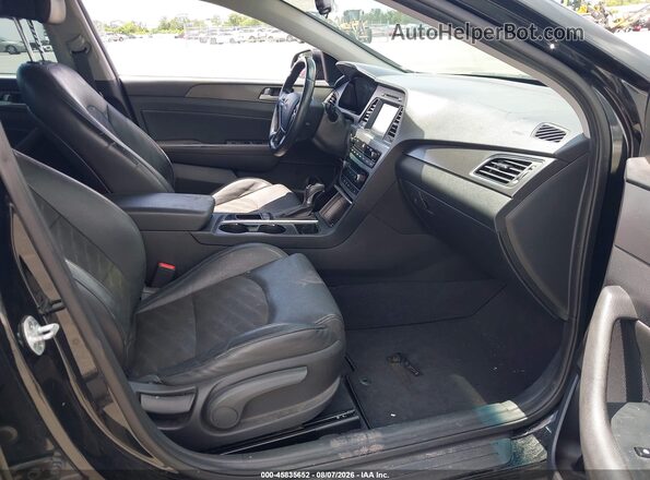 5NPE34AF1HH552192 2017 HYUNDAI SONATA Black Սալոնի դիմացի տեսք