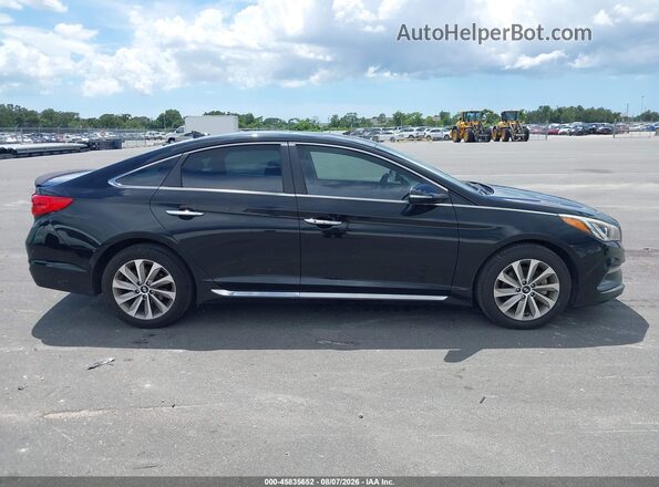 5NPE34AF1HH552192 2017 HYUNDAI SONATA Black Սալոնի հետևի տեսք