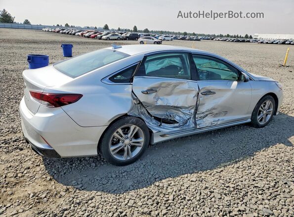 5NPE34AF1JH599261 2018 HYUNDAI SONATA Silver Tył prawy