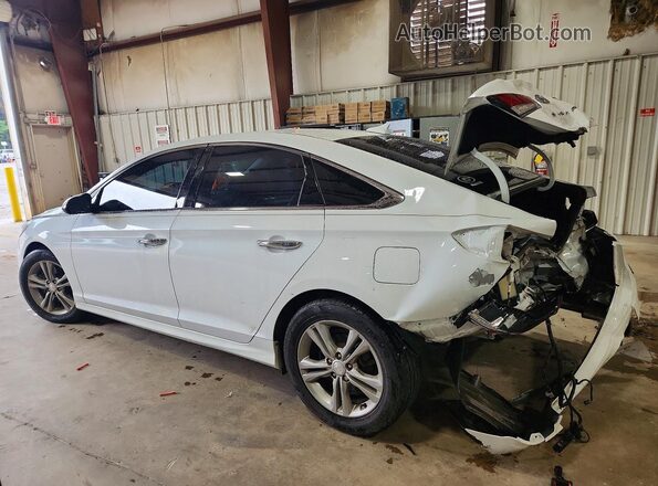 5NPE34AF1JH603096 2018 HYUNDAI SONATA White Tył lewy