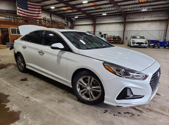 5NPE34AF1JH603096 2018 HYUNDAI SONATA White Przód prawy