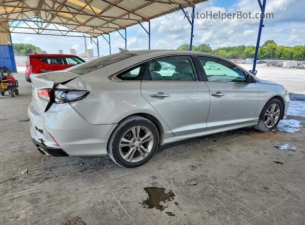 5NPE34AF1JH605009 2018 HYUNDAI SONATA Silver Rear right