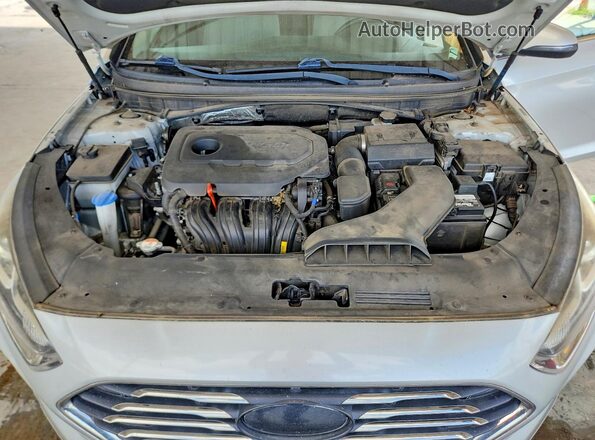 5NPE34AF1JH605009 2018 HYUNDAI SONATA Silver Rear interior view