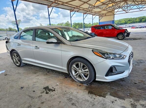 5NPE34AF1JH605009 2018 HYUNDAI SONATA Silver Front right