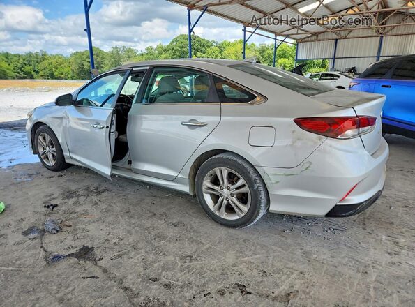 5NPE34AF1JH605009 2018 HYUNDAI SONATA Silver Rear left