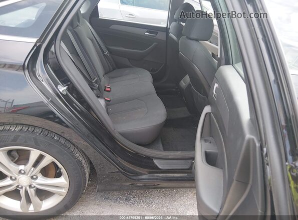 5NPE34AF1JH605320 2018 HYUNDAI SONATA Черный Вид наклейки с VIN-кодом