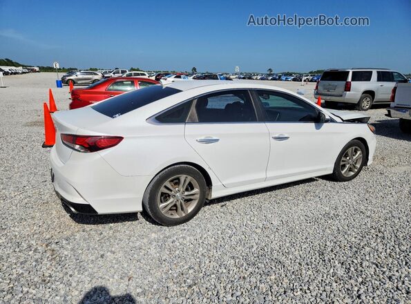 5NPE34AF1JH618536 2018 HYUNDAI SONATA White Trasero derecho