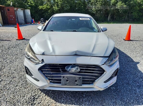 5NPE34AF1JH618536 2018 HYUNDAI SONATA White Vista frontal