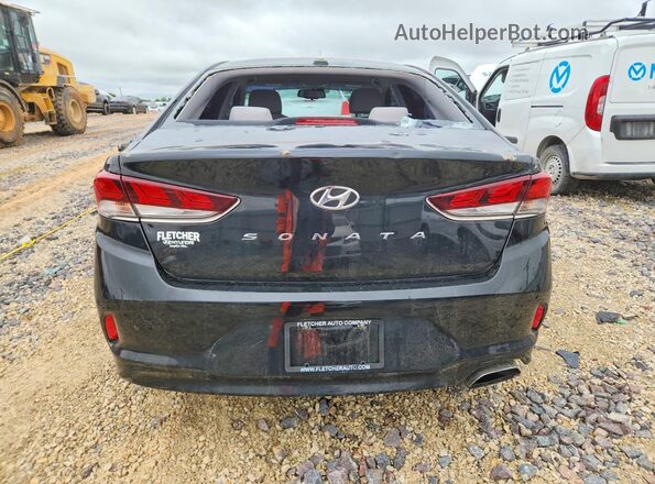 5NPE34AF1JH618620 2018 HYUNDAI SONATA Черный Вид сзади