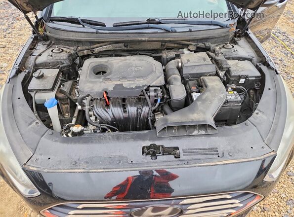 5NPE34AF1JH618620 2018 HYUNDAI SONATA Черный Вид задней части салона