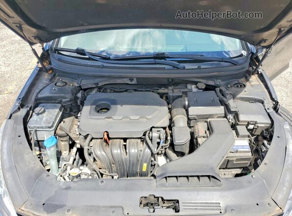 5NPE34AF1JH624708 2018 HYUNDAI SONATA Black უკანა სალონის ხედი