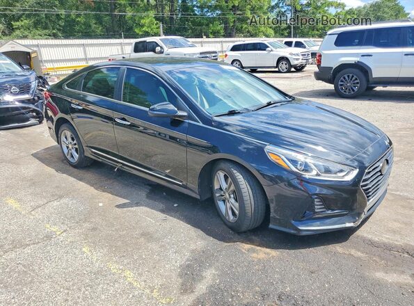 5NPE34AF1JH624708 2018 HYUNDAI SONATA Black წინა მარჯვენა