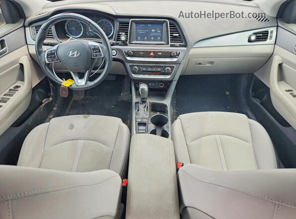 5NPE34AF1JH636714 2018 HYUNDAI SONATA Red Dashboard view