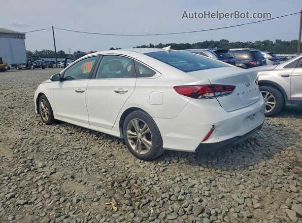 5NPE34AF1JH650080 2018 HYUNDAI SONATA White Հետևի ձախ
