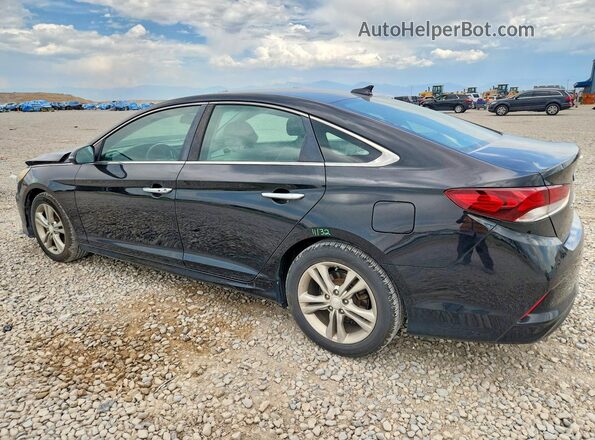 5NPE34AF1JH652590 2018 HYUNDAI SONATA Black Tył lewy