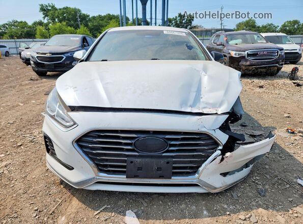 5NPE34AF1JH657322 2018 HYUNDAI SONATA White Front view