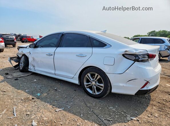5NPE34AF1JH657322 2018 HYUNDAI SONATA White Rear left