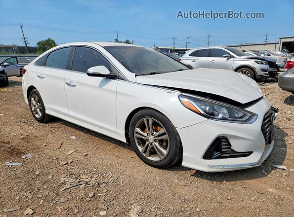 5NPE34AF1JH657322 2018 HYUNDAI SONATA White Front right