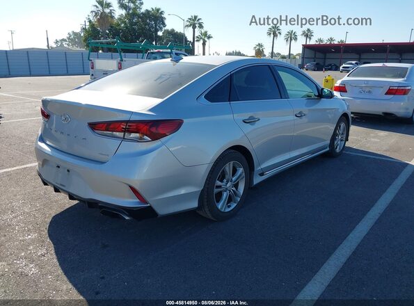 5NPE34AF1JH680440 2018 HYUNDAI SONATA Silver Հետևի աջ