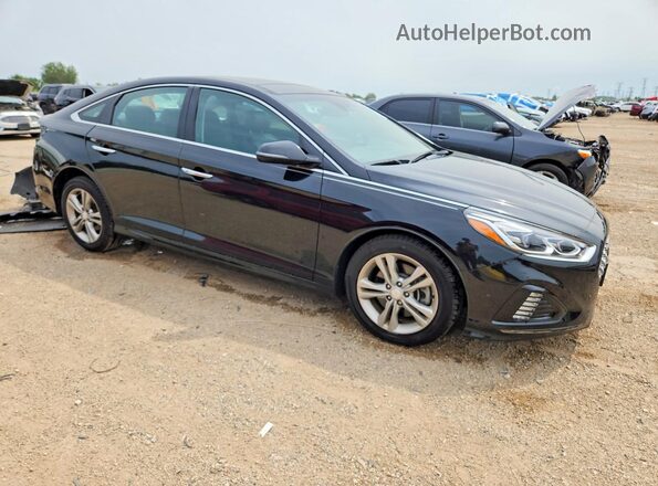 5NPE34AF1KH758040 2019 HYUNDAI SONATA Black Առջևի աջ