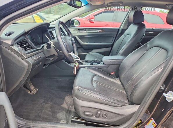 5NPE34AF1KH758040 2019 HYUNDAI SONATA Black Սալոնի դիմացի տեսք