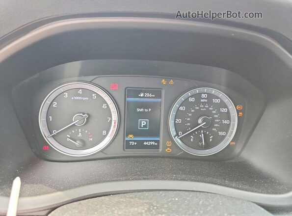 5NPE34AF1KH758040 2019 HYUNDAI SONATA Black Սարքավորումների վահանակի տեսք