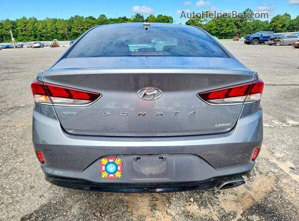 5NPE34AF1KH788574 2019 HYUNDAI SONATA Серый Вид сзади