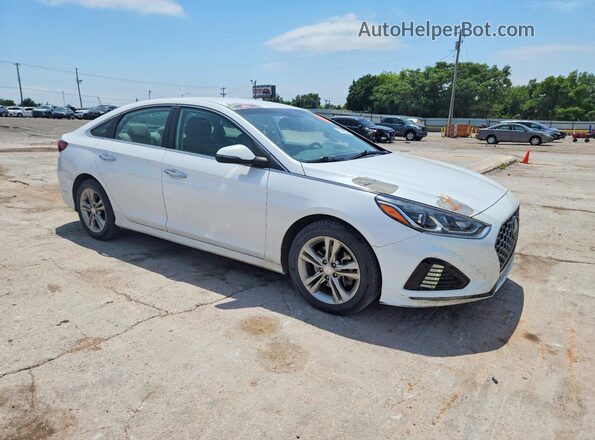 5NPE34AF1KH789045 2019 HYUNDAI SONATA White Delantero derecho