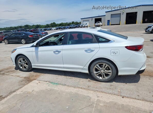 5NPE34AF1KH789045 2019 HYUNDAI SONATA White Trasero izquierdo