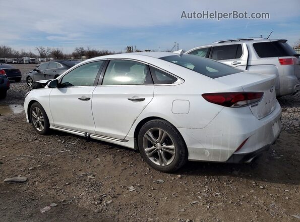 5NPE34AF1KH817717 2019 HYUNDAI SONATA Белый Задняя левая четверть