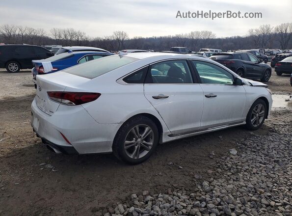 5NPE34AF1KH817717 2019 HYUNDAI SONATA Белый Задняя правая четверть