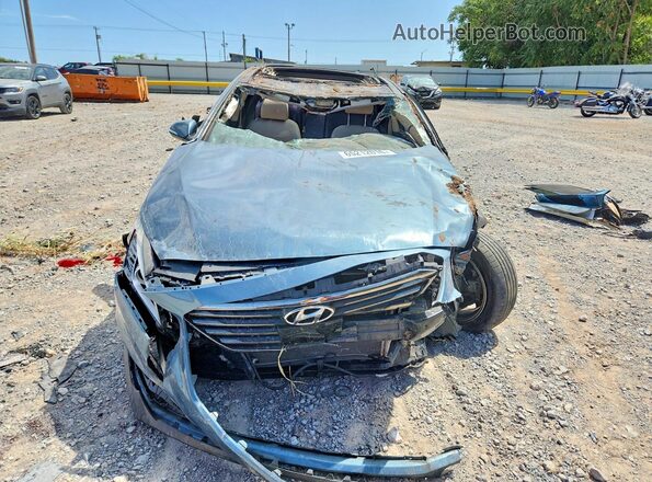 5NPE34AF2GH277141 2016 HYUNDAI SONATA Синий Вид спереди