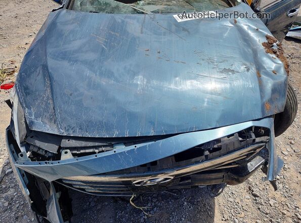 5NPE34AF2GH277141 2016 HYUNDAI SONATA Синий Вид задней части салона