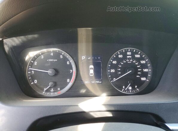 5NPE34AF2GH280072 2016 HYUNDAI SONATA White Vista del cuadro de instrumentos
