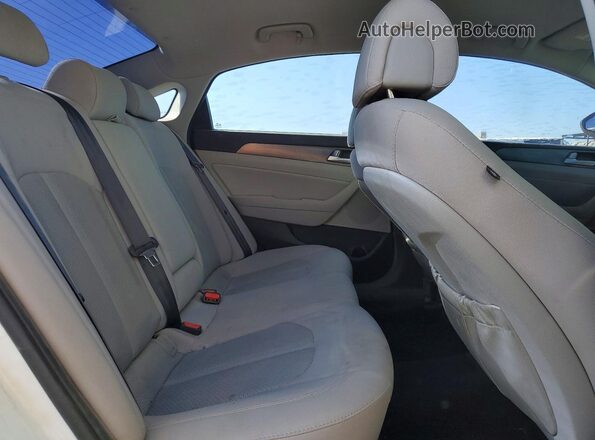 5NPE34AF2GH280072 2016 HYUNDAI SONATA White Vista de los asientos traseros