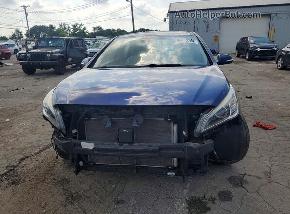 5NPE34AF2GH284591 2016 HYUNDAI SONATA Blue Widok z przodu