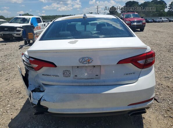 5NPE34AF2GH319744 2016 HYUNDAI SONATA White Rear view