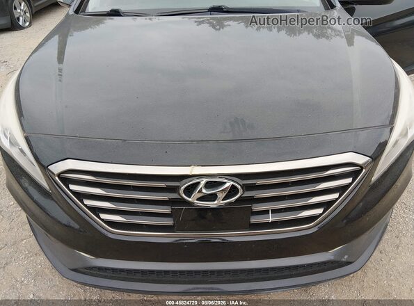 5NPE34AF2GH338939 2016 HYUNDAI SONATA Black Вид спереду