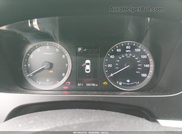 5NPE34AF2GH338939 2016 HYUNDAI SONATA Black Вид задніх сидінь